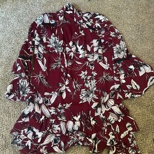 Parker Ruffle bell sleeve dress